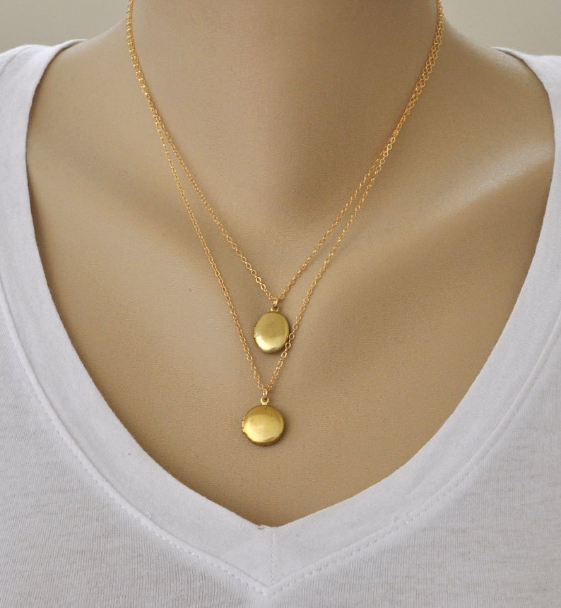TINY VINTAGE LOCKETS Delicate 14k Gold Filled Everyday Wear Etsy
