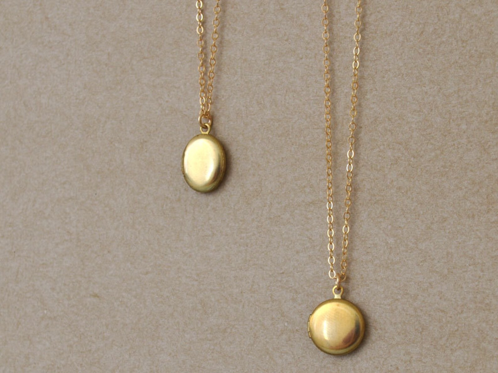 TINY VINTAGE LOCKETS Delicate 14k Gold Filled Everyday Wear Etsy