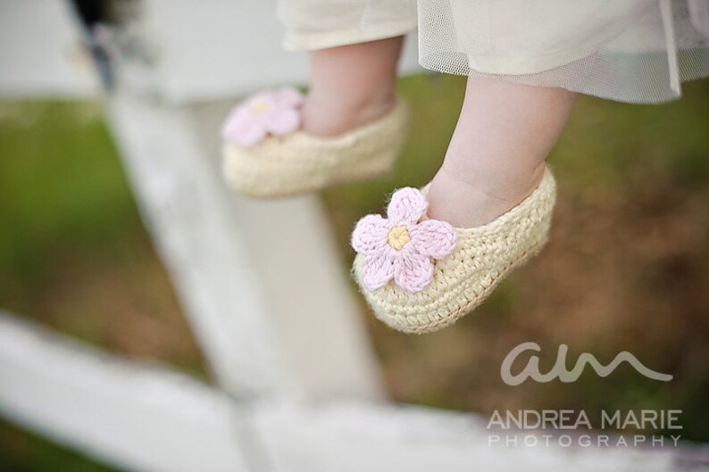 Crochet Pattern Baby SlipOn Booties Sizes Newborn Etsy