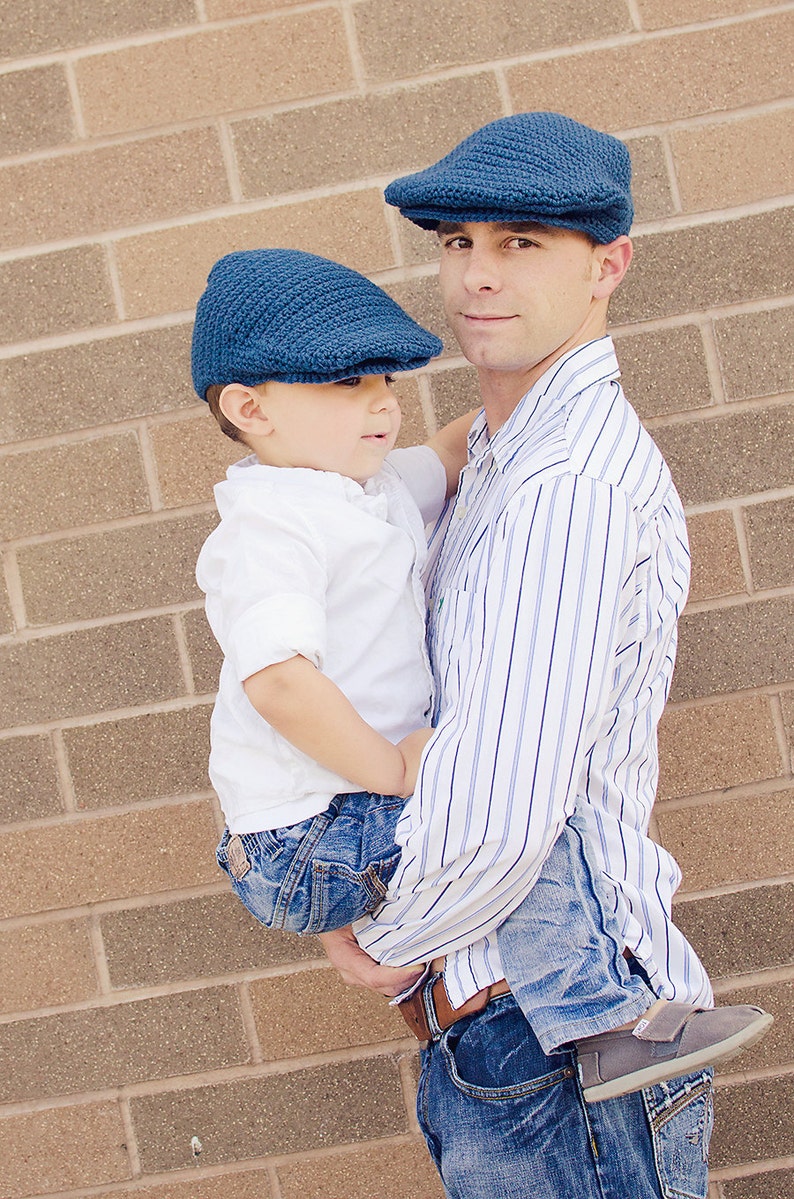 Newsboy Hat Crochet Pattern Seamus Scally Cap ADULT SIZES image 4