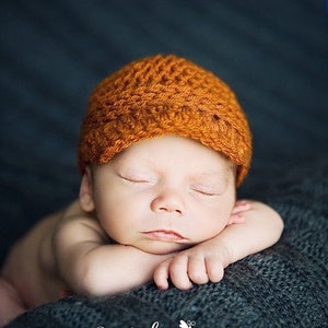 Crochet Pattern Lil Jackie Hat Baby-Adult sizes, simple crochet hat for boys and girls image 5