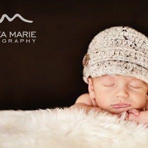Crochet Pattern Lil Jackie Hat Baby-Adult sizes, simple crochet hat for boys and girls image 3