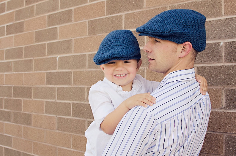 Newsboy Hat Crochet Pattern Seamus Scally Cap ADULT SIZES image 5