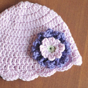Crochet Pattern Vintage-Inspired "Loopsy Daisy Flapper Hat" Sizes Baby to Adult, with flower directions