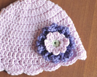 Crochet Pattern Vintage-Inspired "Loopsy Daisy Flapper Hat" Sizes Baby to Adult, with flower directions