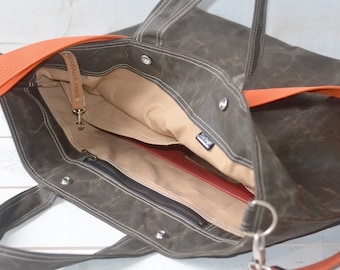 Ikabags: Innentasche mit Reißverschluss für handgemachte Tasche