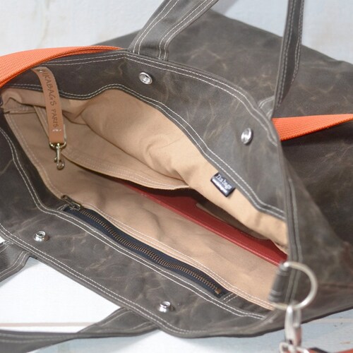 Ikabags: Mejora del bolsillo interior con cremallera para bolsos hechos a mano.