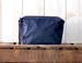 Personalized Waxed canvas zipper pouch, Pencil case, Travel pouch - ikabags 