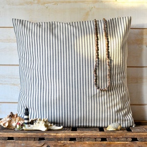 Striped pillow cover decorative pillow Eco friendly Gift Under 50 stripe home image 2