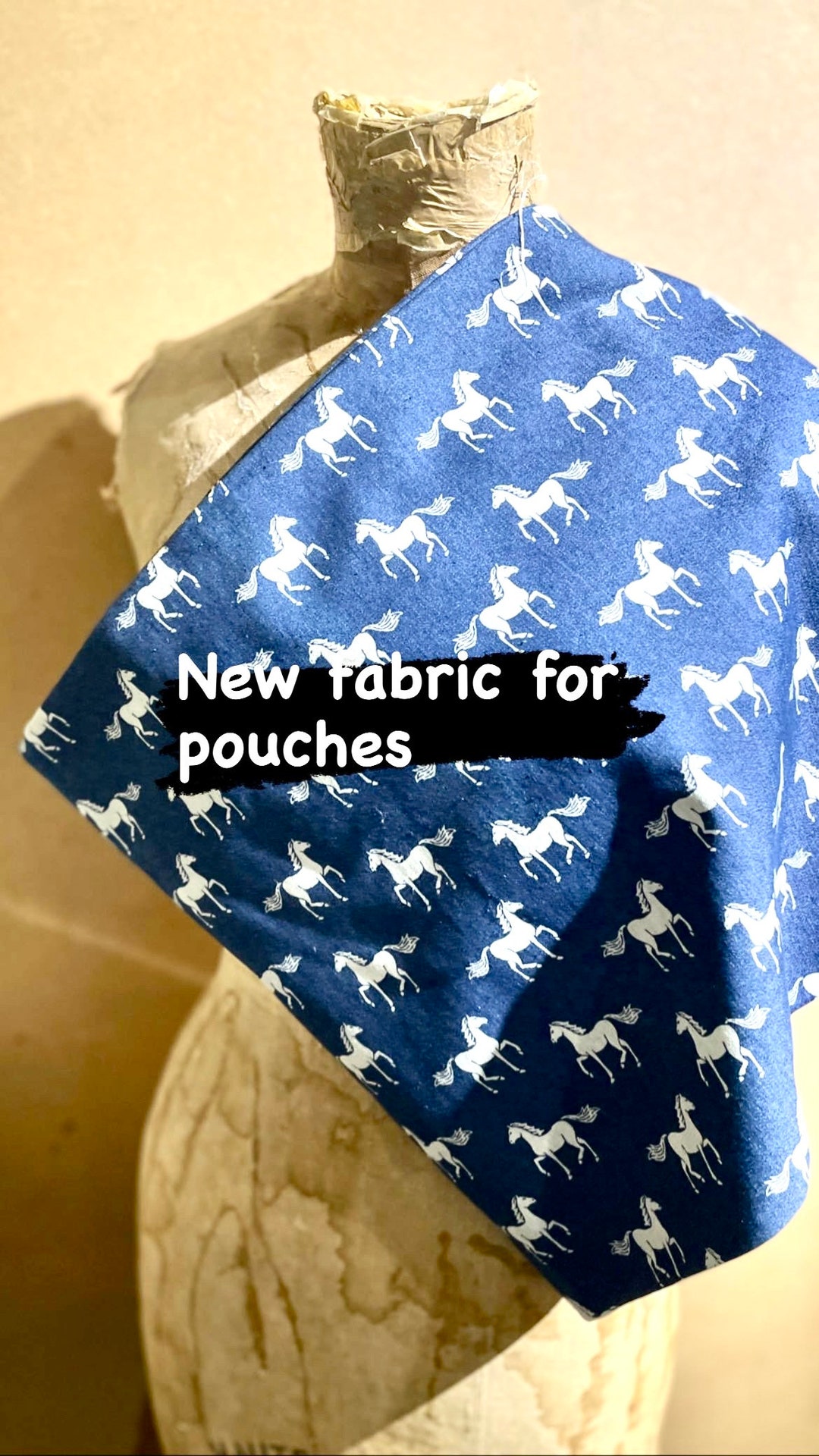 Personalized Jean and Waxed Canvas Zipper Pouch Cosmetic Bag Etsy