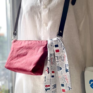 BOLETÍN DE NOTICIAS DE PARÍS Accesorios para bolsos, Bolsa con cremallera, Bolsa de viaje, Bolsa multiusos, Bolsa de cambio Regalo para viajero, Regalo para esposa