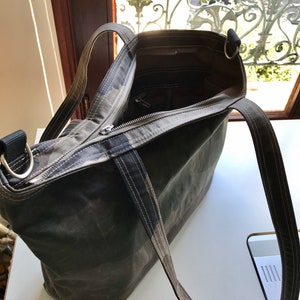 Camouflage Waxed Canvas Tote Bag: Vegan Messenger, Diaper Bag