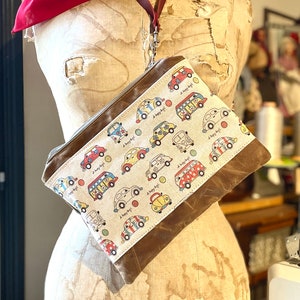Bolsa de mão marrom THE CARS TAN, bolsa de viagem, bolsa de utilidades, bolsa de cosméticos, presente para viajante, presente para namorada, presente para mãe, presente para ela