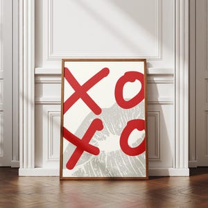 More Amor Por Favor, XOXO Poster, Arredamento soggiorno alla moda, Carte da gioco, Citazione Arte estetica, Carino, Regalo Arte da parete Download digitale 1 stampa