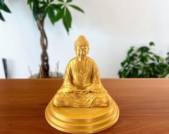 3D Printed Buddha Statue | Zen Home Decor | Meditation & Spiritual Gift