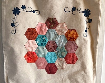 Large Bag with Octagon Design