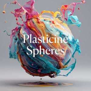 Plasticine Spheres - Stock Images