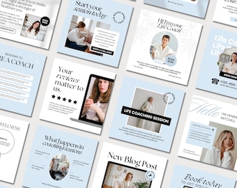 Coaching Instagram Post Template | Coach Social Media |Life Coach Instagram | Coaching Business | Coaching IG Post | Canva Template