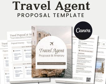 Travel Agent Forms Bundle, Travel Business Forms, Travel Inquiry, Booking Information, Travel Quote Form, Travel Invoice, Canva Templates