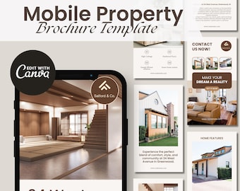 Real Estate Brochure | Property Brochure | Open House Brochure | For Sale Flyer | Listing Flyer | Real Estate Marketing | Brochure Template