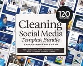 Cleaning Business Instagram Templates | Cleaning Service Instagram Post | Commercial Cleaning Template | Cleaning Social Media Post & Story