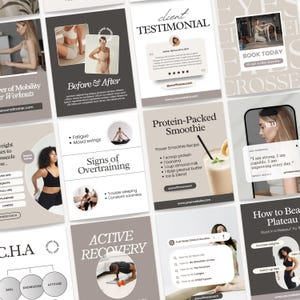 300 Personal Trainer Templates | Fitness Coach Instagram Template , Gym Trainer Post | Luxury Fitness | Wellness Coach | Health Coach Canva