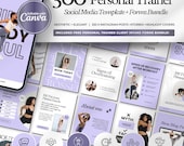 300 Personal Trainer Templates | Fitness Coach Instagram Template , Gym Trainer Post | Luxury Fitness | Wellness Coach | Health Coach Canva