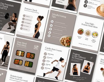352 Personal Trainer Templates | Fitness Coach Instagram Template , Gym Trainer Post | Luxury Fitness | Wellness Coach | Health Coach Canva