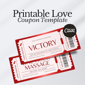 Love Coupon Book Printable pdf, Editable Love Coupons Couple Coupons, Gift for him gift for her, Birthday gift, Anniversary Gift Printable
