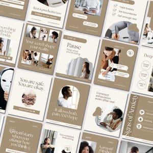 276 Mindset Coach Instagram Templates | Life Coach Templates | Mindset Coach Social media posts | Holistic Coach Posts | Coaching Templates