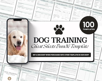 Dog Training Cheat Sheets, Puppy Socialisation, Puppy Training Guide, Puppy Obedience, Puppy Training Log, New Puppy Advise, Dog Commands