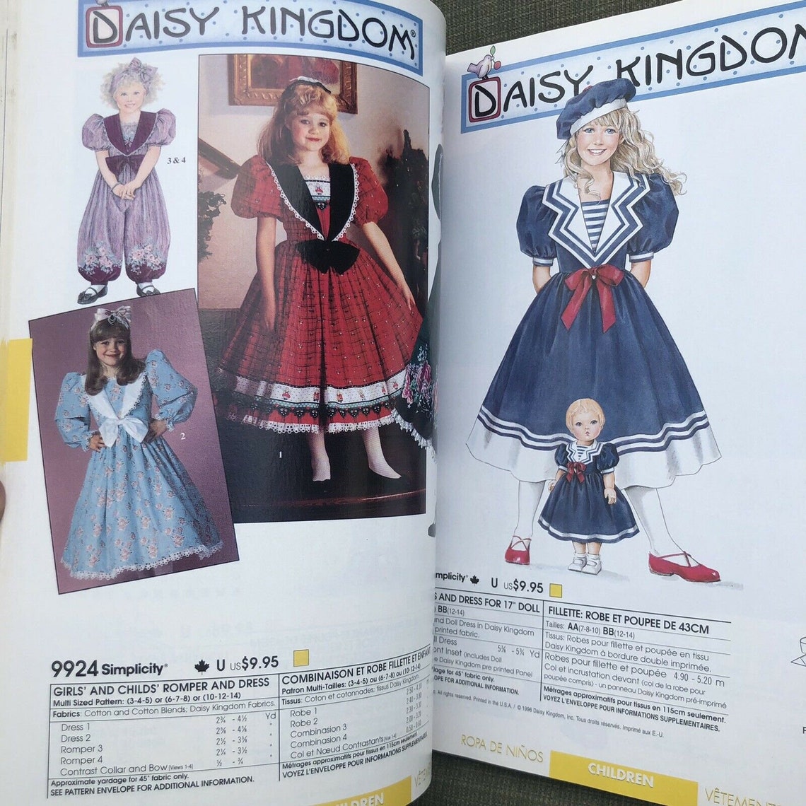 Simplicity pattern catalog Counter Book Summer 1996 Etsy