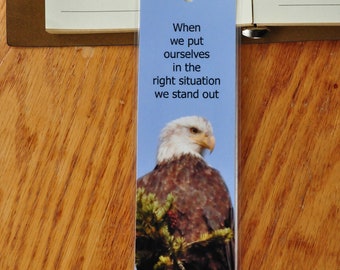 Inspirational Eagle Bookmark