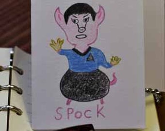 Spock "Pigs in space series Star Trek"