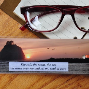 Inspirational Sunset Beach Bookmark