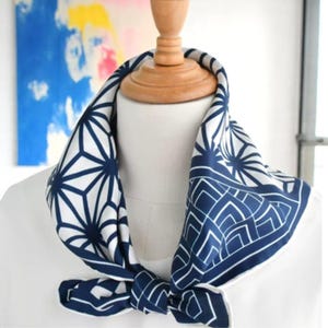 Bandana en sergé de soie 100 %, foulard en soie, serre-tête en soie, foulard, bandeau, foulard carré, foulard en soie pour hommes et femmes, foulard de sac