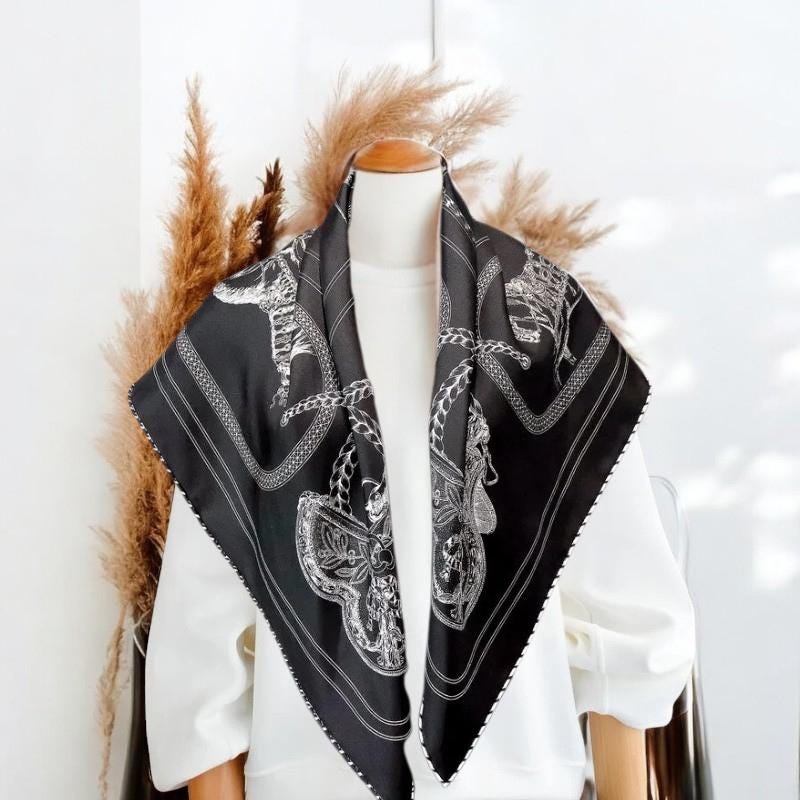 Foulard quadrato grande Italia