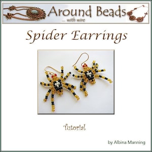 Spider Earrings Tutorial image 1