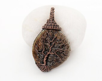 Tree Of Life Pendant with Wrapped Bail- PDF file