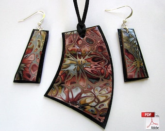 Hidden Flowers Polymer Clay Jewelry Tutorial