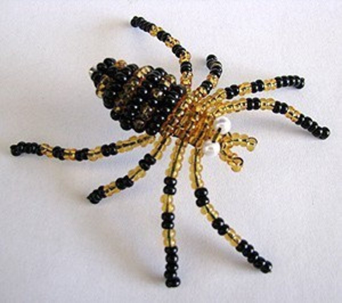 3D Beaded Spider Tutorial Etsy