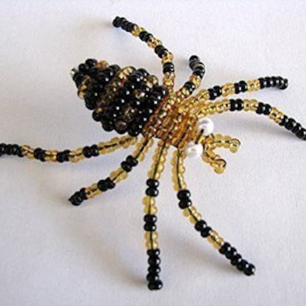 3-D Beaded Spider - Tutorial