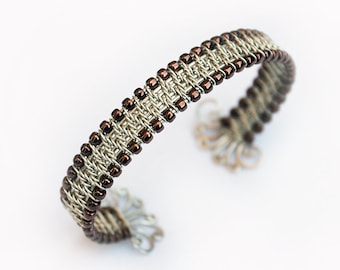 Wire Woven Bangle Tutorial PDF