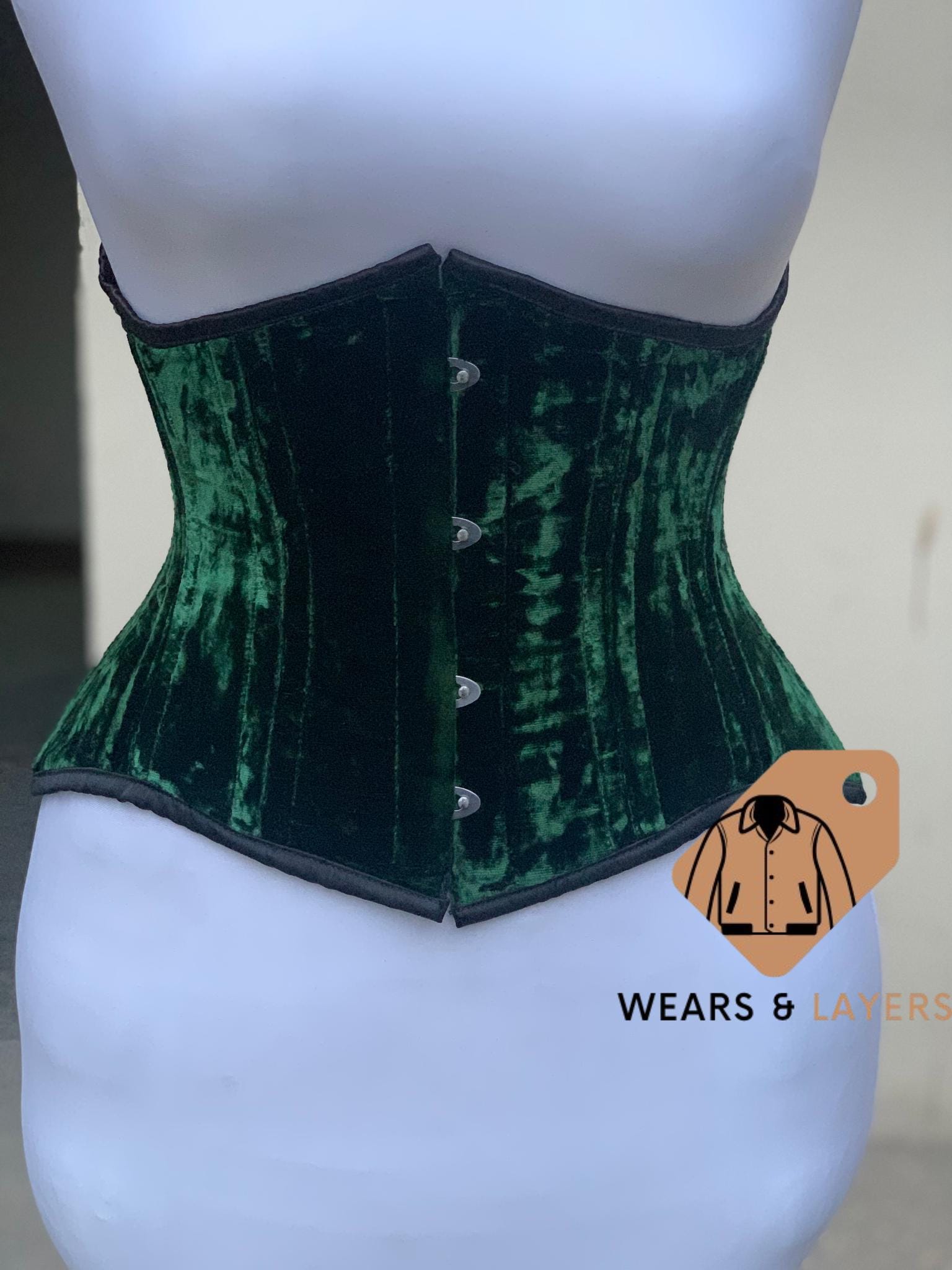 emerald green velvet corset dress Mermaid long velvet corset dress. Gothic, steampunk velvet dress, vampire dress 38 / Silver-grey main image 0