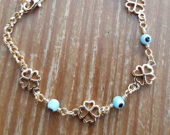 Turkish eye beads bracelet