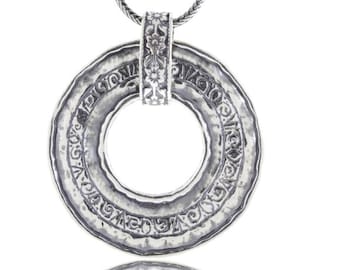 Sterling silver necklace bohochic jewel Israeli Jewelry for woman