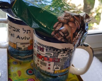 Mugs and Israeli Coffee with Hell