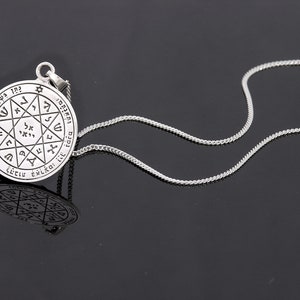 Seal of Solomon / pentacle necklace / protection necklace / Jewish jewelry / pentacle of solomon image 2
