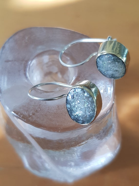 roman glass earrings