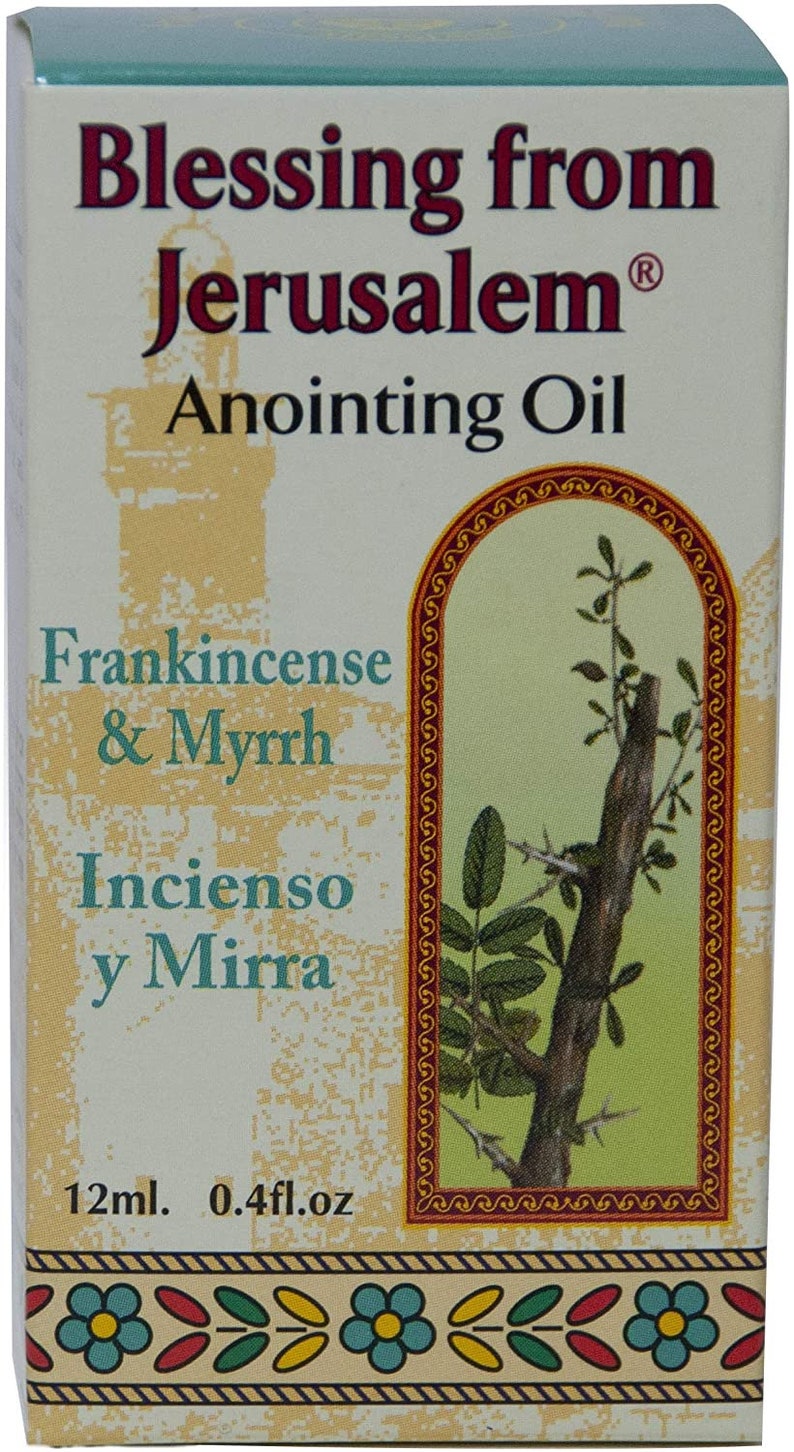 Frankincense and Myrrh Anointing Oil With Biblical Spices Etsy